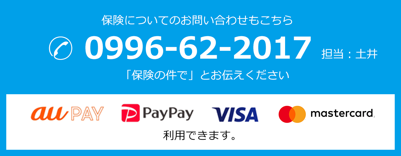 お問い合わせはこちら　auPAY、PayPay、Visa、mastercard　利用できます